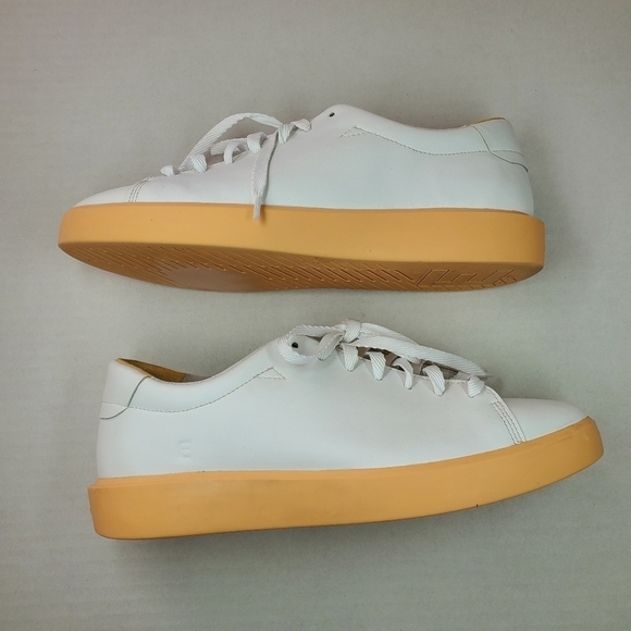 🌸Everlane  | ReLeather White Lace‎ Sneakers size 8.5 Mens, 10.5 Womens - Picture 8 of 9